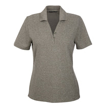 North End Women's Dark Oakmoss Excursion Nomad Performance Waffle Polo