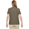 North End Women's Dark Oakmoss Excursion Nomad Performance Waffle Polo