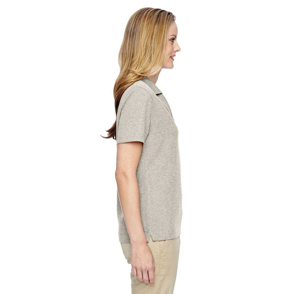 North End Women's Stone Excursion Nomad Performance Waffle Polo