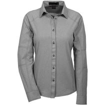 North End Women's Graphite Excursion Utility Two-Tone Performance Shirt