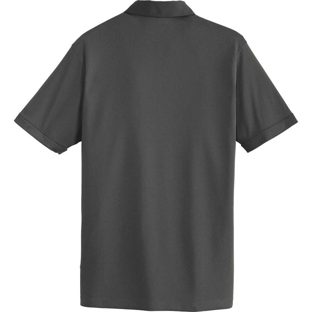 Nike Men's Black Dri-FIT Heather Pique Modern Fit Polo