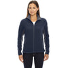 North End Women's' Midnight Navy Microfleece Jacket