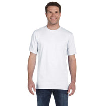 Anvil Men's White Midweight T-Shirt