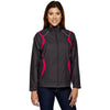 North End Women's Black Silk Venture Mini Ottoman Jacket