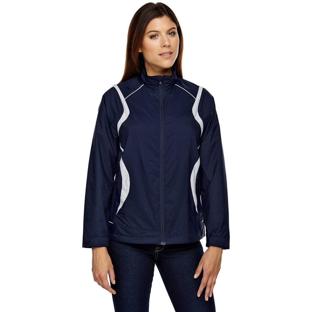 North End Women's Classic Navy Venture Mini Ottoman Jacket