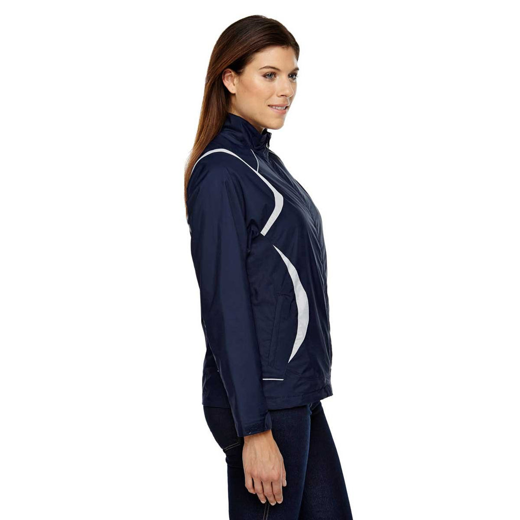 North End Women's Classic Navy Venture Mini Ottoman Jacket
