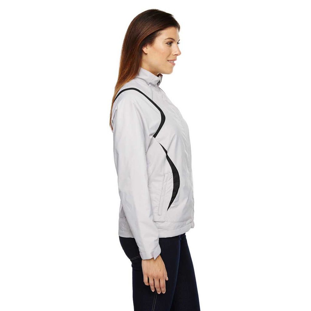 North End Women's Grey Frost Venture Mini Ottoman Jacket