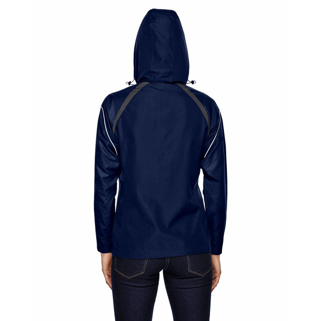North End Women's Night Sirius Jacket with Embossed Print
