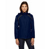 North End Women's Night Sirius Jacket with Embossed Print