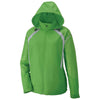 North End Women's Valley Green Sirius Jacket with Embossed Print