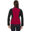 North End Women's Classic Red Terrain Colorblock Soft Shell with Embossed Print
