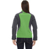 North End Women's Valley Green Terrain Colorblock Soft Shell with Embossed Print