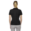 Core 365 Women's Black Pace Performance Pique Crewneck