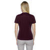 Core 365 Women's Burgundy Pace Performance Pique Crewneck