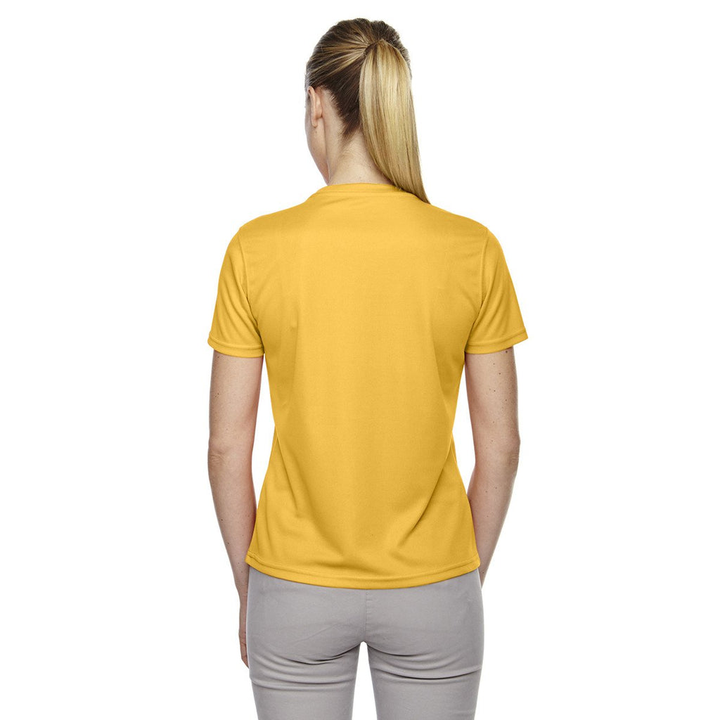 Core 365 Women's Campus Gold Pace Performance Pique Crewneck
