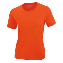 Core 365 Women's Campus Orange Pace Performance Pique Crewneck