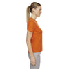 Core 365 Women's Campus Orange Pace Performance Pique Crewneck