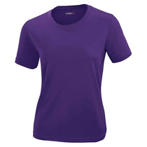 Core 365 Women's Campus Purple Pace Performance Pique Crewneck