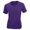 Core 365 Women's Campus Purple Pace Performance Pique Crewneck