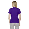Core 365 Women's Campus Purple Pace Performance Pique Crewneck