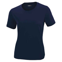 Core 365 Women's Classic Navy Pace Performance Pique Crewneck
