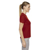 Core 365 Women's Classic Red Pace Performance Pique Crewneck