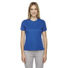 Core 365 Women's True Royal Pace Performance Pique Crewneck