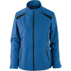 North End Women's Nautical Blue Tempo Lightweight Recycled Polyester Jacket with Embossed Print