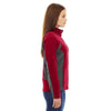 North End Women's Classic Red Generate Textured Fleece Jacket
