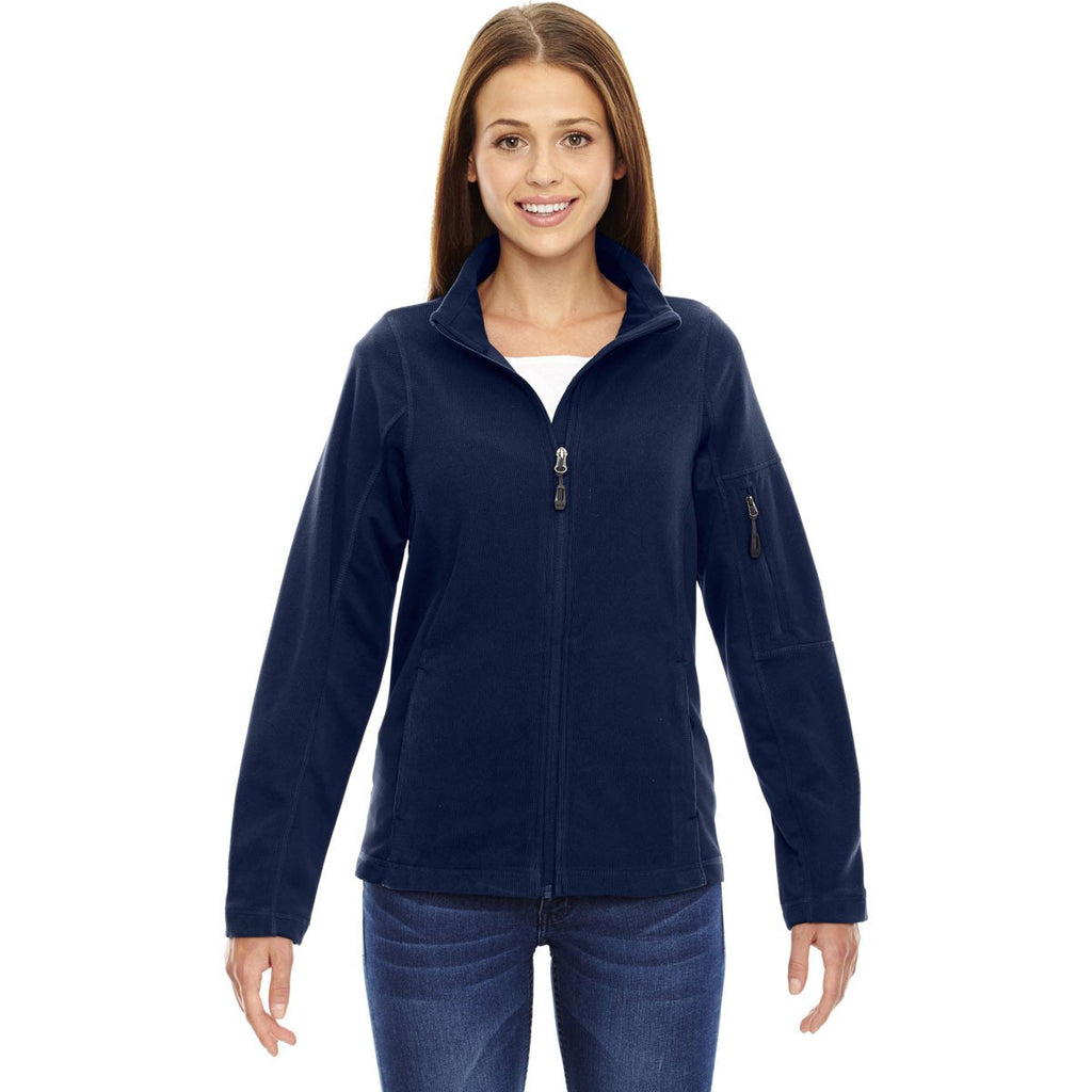 North End Women's Night Generate Textured Fleece Jacket