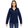 North End Women's Night Generate Textured Fleece Jacket