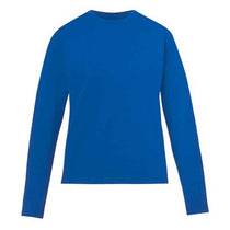 Core 365 Women's True Royal Agility Performance Long-Sleeve Pique Crewneck