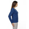 Core 365 Women's True Royal Agility Performance Long-Sleeve Pique Crewneck