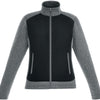 North End Women's Black Victory Hybrid Performance Fleece Jacket