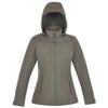 North End Women's Dark Oakmoss Forecast Three-Layer Light Bonded Travel Jacket