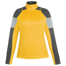 North End Women's Campus Gold Quick Performance Interlock Half-Zip Top