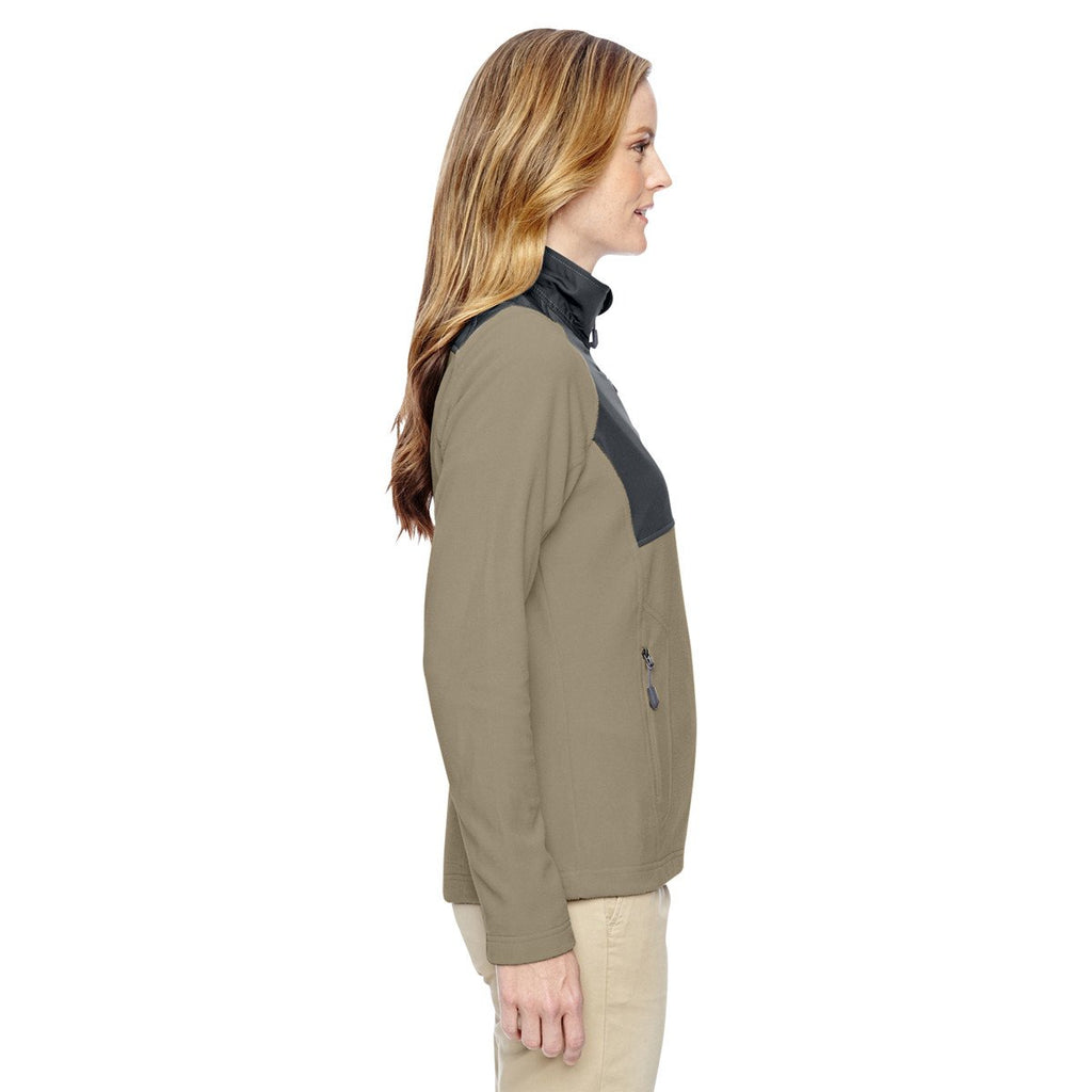 North End Women's Stone Excursion Trail Fabric-Block Jacket