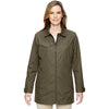 North End Women's Dark Oakmoss Excursion Jacket with Fold Down Collar