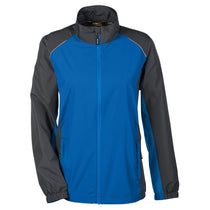 Core 365 Women's True Royal/Carbon Stratus Colorblock Lightweight Jacket