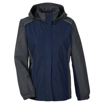 Core 365 Women's Classic Navy/Carbon Inspire Colorblock All-Season Jacket