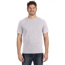 Anvil Men's Ash Midweight Pocket T-Shirt