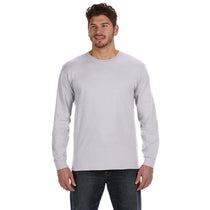 Anvil Men's Ash Midweight Long-Sleeve T-Shirt