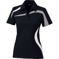 North End Women's Black Impact Performance Colorblock Polo
