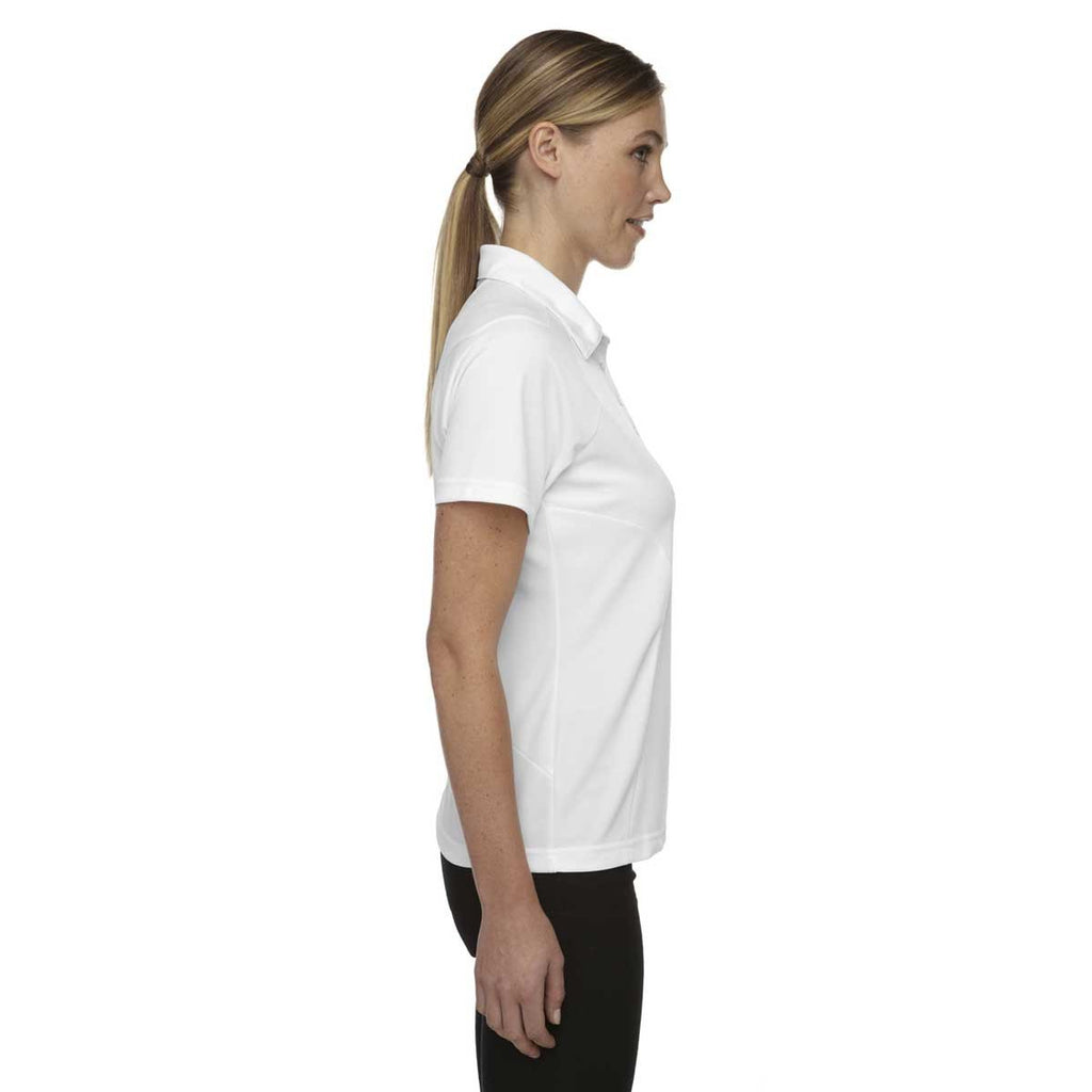North End Women's White Dolomite UTK Performance Polo