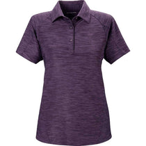 North End Women's Mulberry Purple Performance Stretch Polo