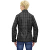 North End Women's Black Locale Lightweight City Plaid Jacket
