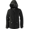 North End Women's Black Uptown City Textured Soft Shell Jacket