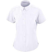 North End Women's White Charge Performance Short-Sleeve Shirt