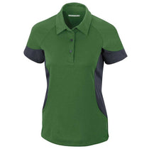 North End Women's Fern Refresh Coffee Performance Melange Jersey Polo