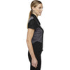 North End Women's Black Rotate Quick Dry Performance Polo